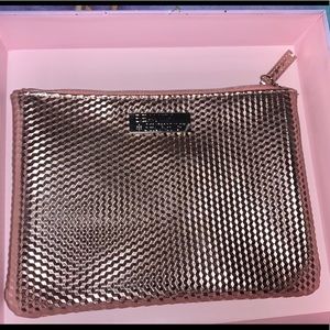 Rose gold makeup pouch 😍